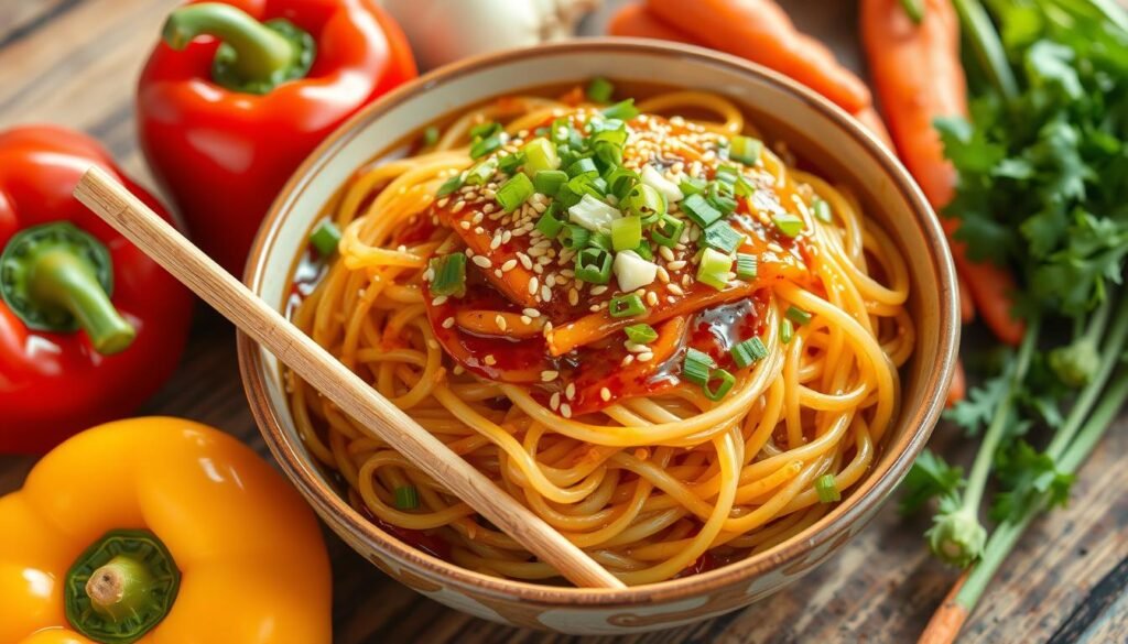 Garlic Sesame Noodles