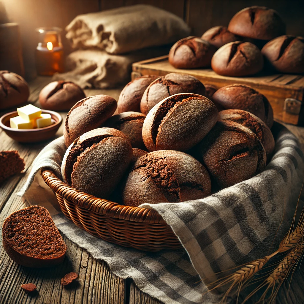 pumpernickel dinner rolls recipe