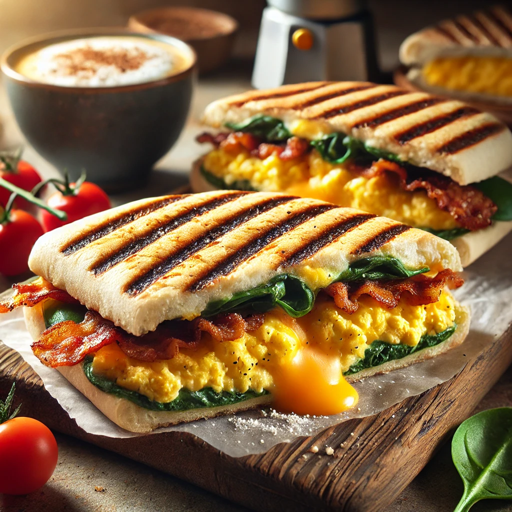 Breakfast Panini Sandwich Recipes